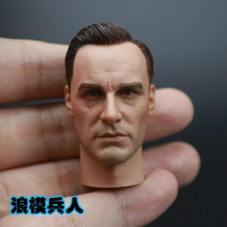 โมเดลหัวหุ่น Michael Fassbender สเกล 1/6 สําหรับฟิกเกอร์ 12 นิ้ว ตัวผู้