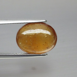 พลอย เฮสโซไนท์ การ์เน็ต ดิบ ธรรมชาติ แท้ ( Unheated Natural Hessonite Garnet ) หนัก 6.17 กะรัต