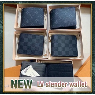 [สอบถามก่อนกดซื้อ]​ แท้​ 💯 New LV slender wallet ฝังชิพ