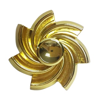 ฟิดเจ็ท สปินเนอร์ แบบโลหะ ดอกไม้ เหล็ก สี ทอง Golden Steel Flower Fidget Spinner สำเนา