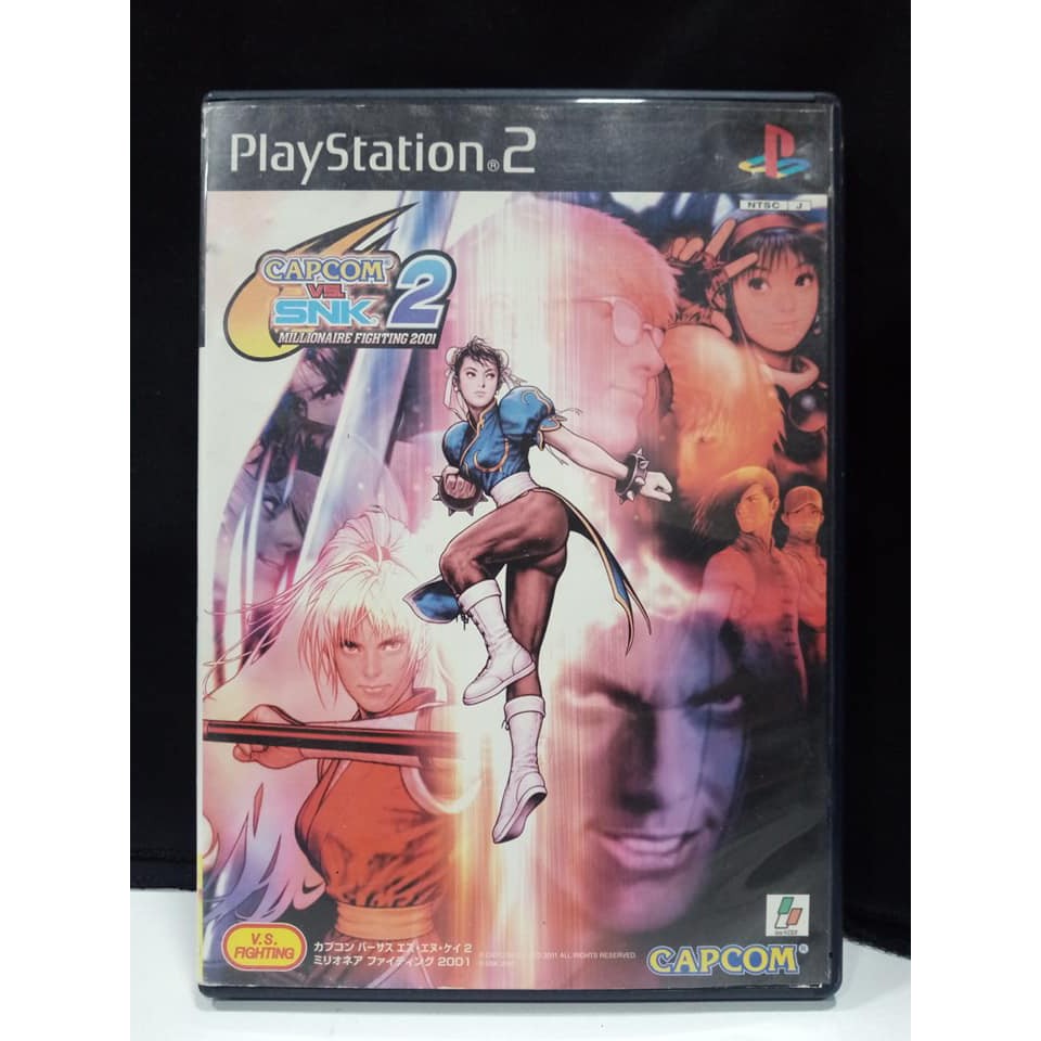 แผ่นแท้ Ps2 Capcom Vs Snk 2 Millionaire Fighting 2001 Japan Slpm 65047 74402 74246 