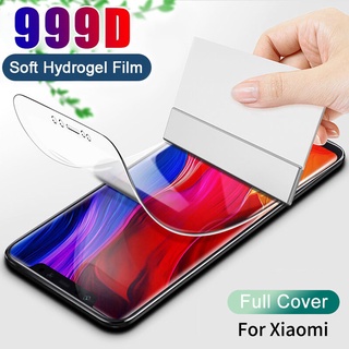 ฟิล์มไฮโดรเจลแบบเต็มหน้าจอสําหรับ Xiaomi Poco F3 X3 Nfc F2 Pro M3 Mi 9T 10T Pro Redmi Note 10 9 8 7 Pro 9S Redmi 9 9T 9A 9C Pocophone F1