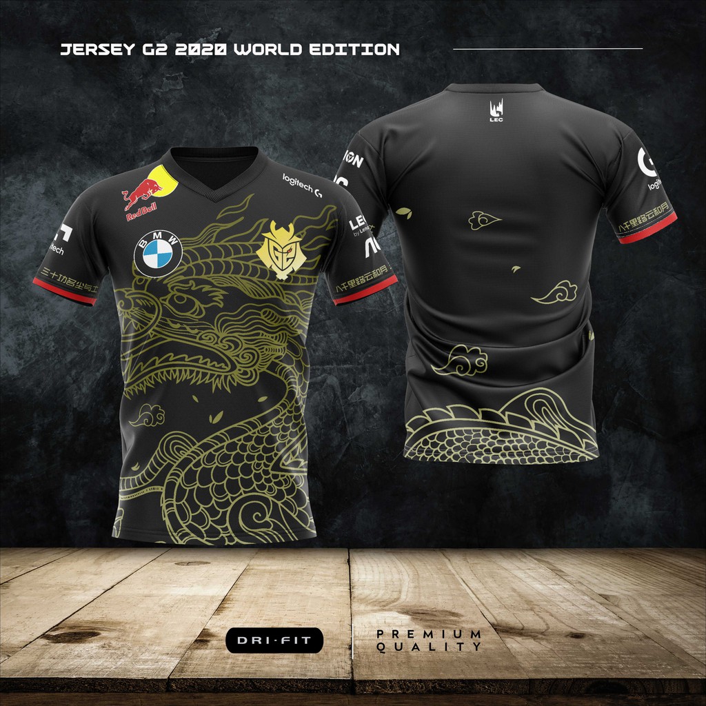 JERSEY เสื้อยืด GAMING G2 DRAGON ESPORTS VERSION