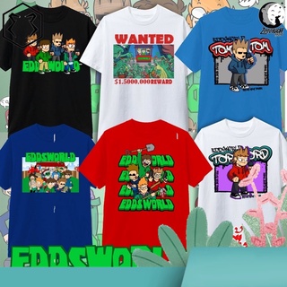 เสื้อยืด Eddsworld เสื้อยืดลายการ์ตูน เสื้อยืดแอนิเมะ Tord Tom Ed Matt Anime เด็ก และ ผู้ใหญ่