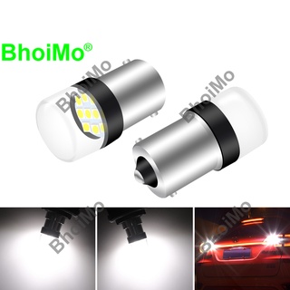 Bhoimo ใหม่ ไฟเลี้ยว ไฟเบรก LED 1156 P21W BA15S 1157 BAY15D P21 5W 10SMD 3030 สําหรับรถยนต์