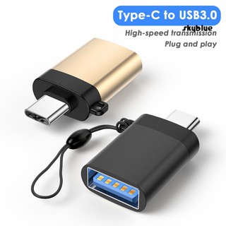 【SK】อะแดปเตอร์แปลงชาร์จ Usb 3.0 Female to Type-C Male OTG สําหรับแล็ปท็อป