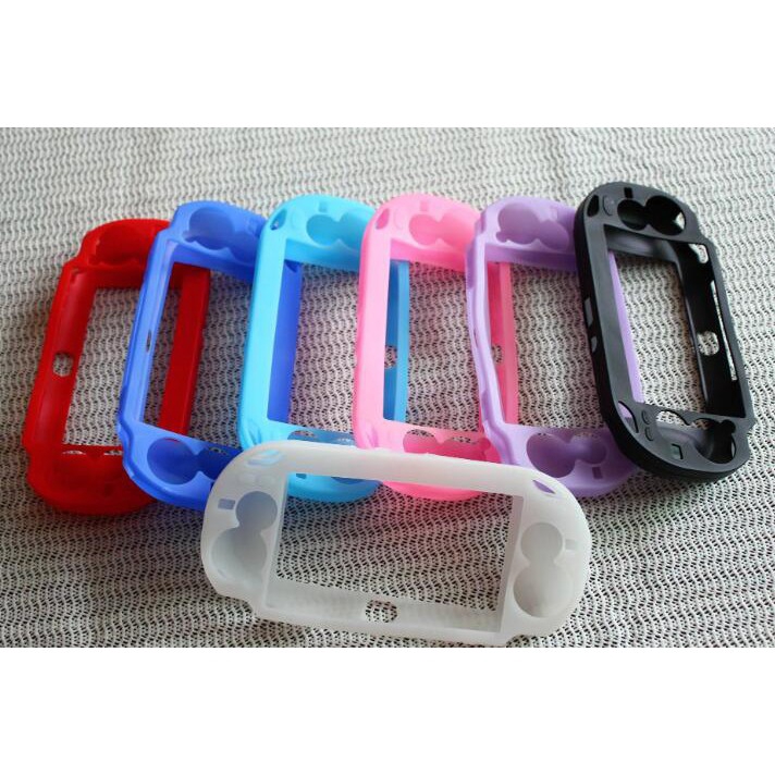 เคสยางซิลิโคนแบบนุ่มฝาครอบป้องกันผิวสําหรับ Sony Playstation Ps Vita 1000 (PSV 1000)