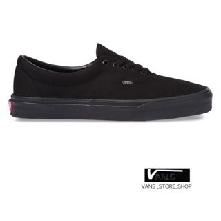 VANS ERA BLACK BLACK SNEAKERS สินค้ามีประกันแท้