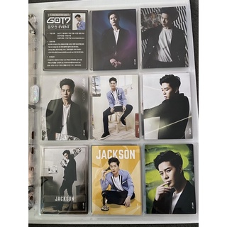 การ์ด got7 jackson star collection