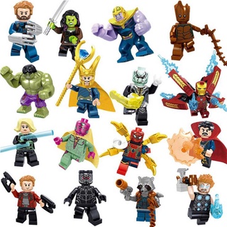 16pcs Marvel Super Heroes Fit Lego Avengers Infinity War Mini Figure Man Hulk UK