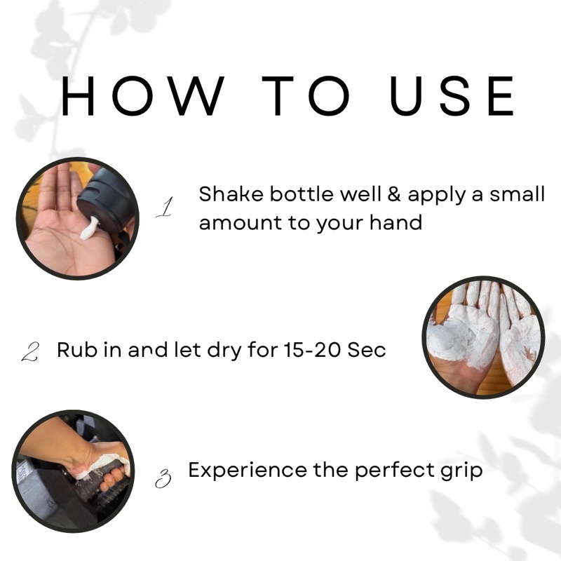 Fitpro Liquid Chalk ช็อกเหลว ช็อกกันลื่น สำหรับออกกำลังกาย Liquid Chalk for Weight Lifting,Climbing, & Powerlifting,Gym - รูปที่ 2