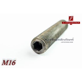 น็อตตัวหนอนดำแข็ง M16x75