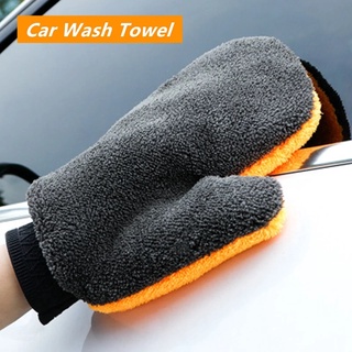 [พรีเมี่ยมไมโครไฟเบอร์อัลตร้าซอฟท์ Scratch-Free Wash Mitt] [เครื่องมือทําความสะอาดในครัวเรือนและรถยนต์]