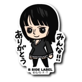 [Direct from Japan] B - SIDE LABEL Sticker ONEPIECE One Piece Nico Robin Japan NEW