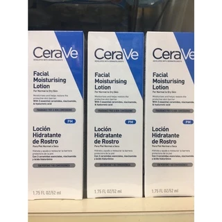 🔥แท้100% ฉลากไทย 🔥 CeraVE Facial Moisturizing PM Lotion 52 ml เซราวี มอยซ์เจอร์ไรซิ่ง โลชั่นบำรุงผิวหน้า 52 มล