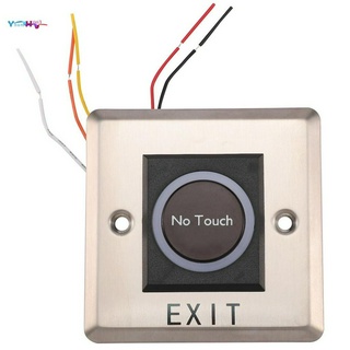 ☆Infrared Sensor Switch No Contact Contactless Switches Door Release Exit Button with LED Indication