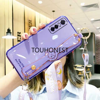 เคส Samsung Galaxy S22 Plus เคส Samsung S22 Ultra เคส Samsung M11 M31 Case Samsung M52 M62 Case Samsung F62 Case Samsung A11 Case Samsung A72 โทรศัพท์มือถือ แบบนิ่ม ลายน่ารัก พร้อมสายคล้อง สําหรับ