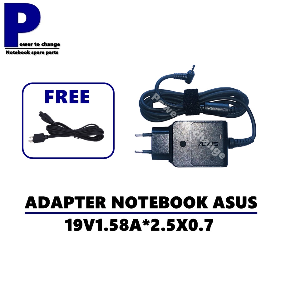 Adapter Notebook Asus 19v158a25x07 สายชาร์จโน๊ตบุ๊คเอซุส แถมสายไฟ Shopee Thailand 3901