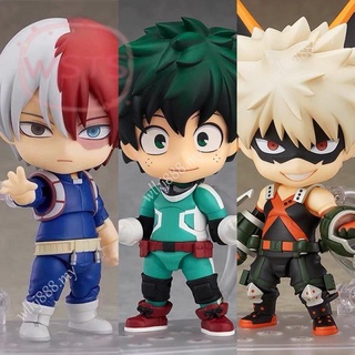 ฟิกเกอร์ My Hero Academy Nendoroid Bakugou Katsuki Midoriya Izuku Mutable Face ของเล่นสําหรับเด็ก