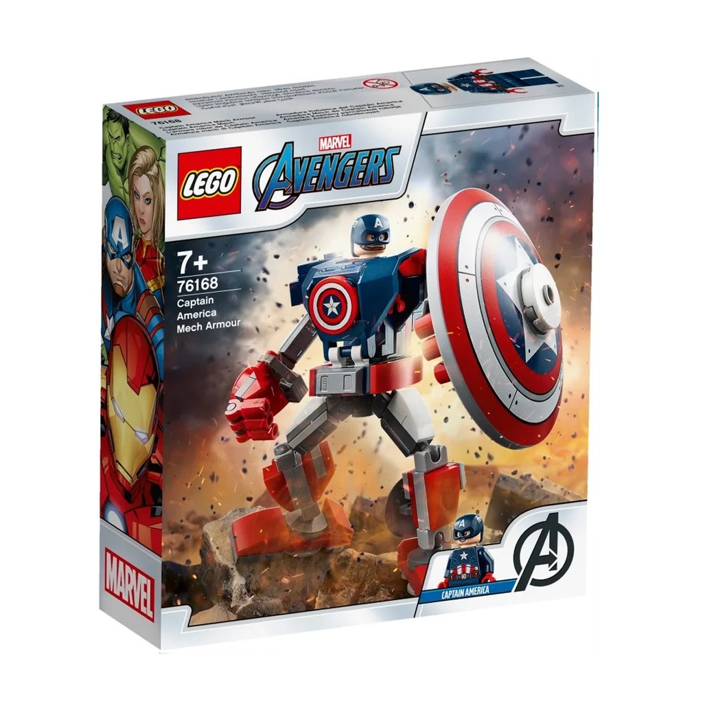 76168 : LEGO Marvel Super Heroes Captain America Mech Armor