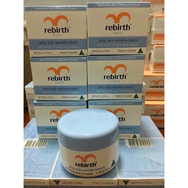 Rebirth Emu Anti-Wrinkle Cream with AHA 100g