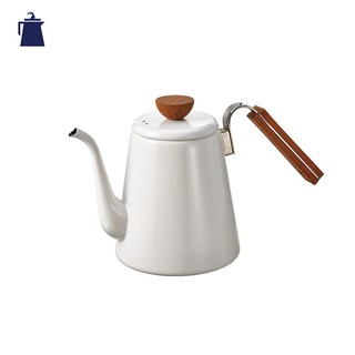 กาดริป Hario 800 ml / Hario (188) Coffee Pour Over Brewing Kettle "Bona" Enamel 800 ml / BDK-80-W