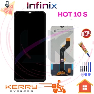 Luke หน้าจอ LCD Infinix Tecno hot10s Hot10S HOT 10 S (จอแสดงผลพร้อมทัชสกรีน)