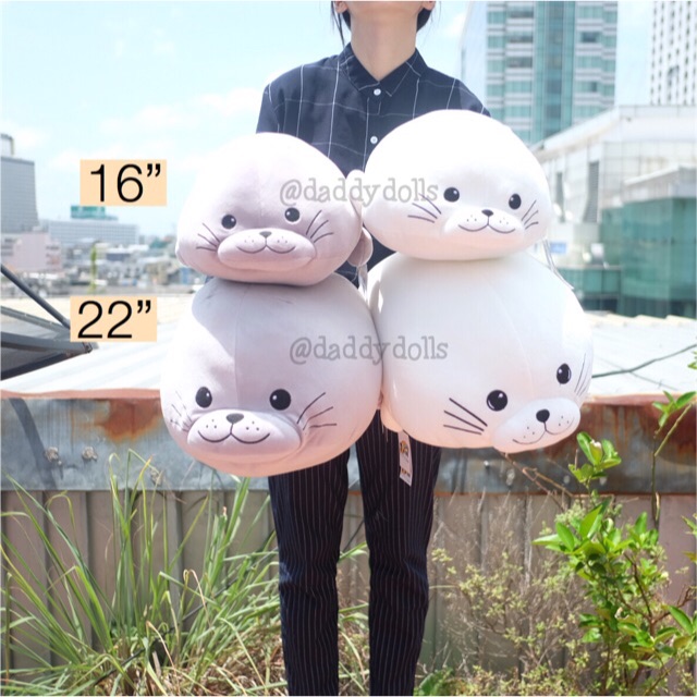 ตุ๊กตา แมวน้ำ อุ๋งอุ๋ง อุ๋งๆ ตัวนุ่ม 16/22นิ้ว