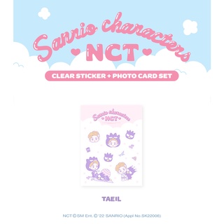 [NCT X SANRIO Collaboration] - Clear Sticker + Photo Card SET - TAEIL