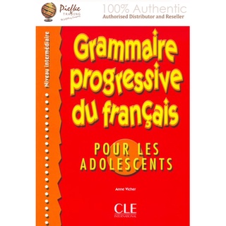 Grammaire Progressive Du Francais: Por Les Adolescents - Interm.Level : 9782090338683 (นำเข้าของแท้100%)