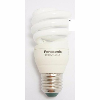 หลอดประหยัด PANASOINC Tornado ทรงทอร์นาโด รูปเกลียว 15W E27 แสงขาว 1หลอด (ลดราคาพิเศษ)