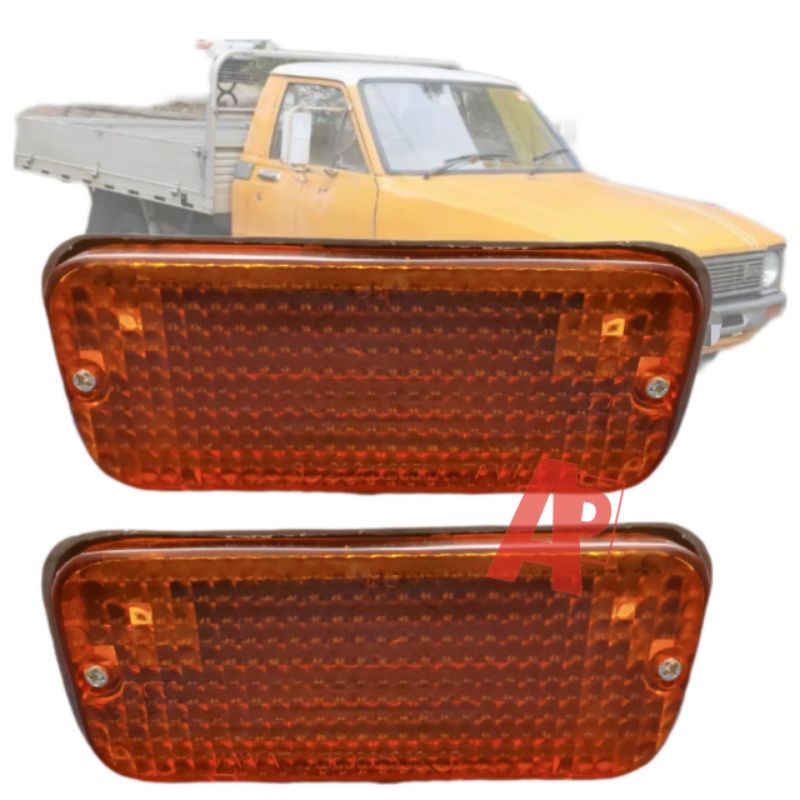 Toyota Pickup RN30 RN40 RN46 Hilux N30 โคมไฟกันชนสัญญาณด้านหน้า 1979 - 1983 ใหม่