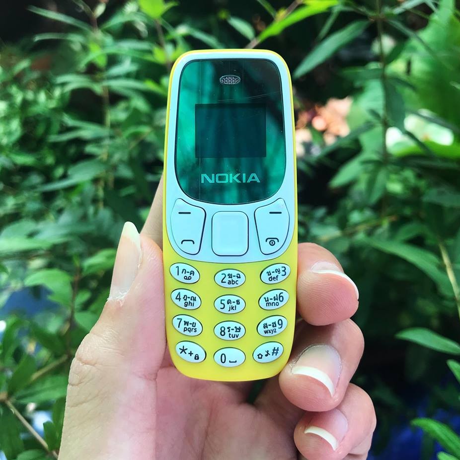 NOKIA โทรศัพท์มือถือ  (สีเหลือง) ใช้งานได้ 2 ซิม โทรศัพท์ปุ่มกด รุ่นใหม่2020 โทรศัพท์จิ๋ว มือถือจิ๋ว โนเกียจิ๋ว