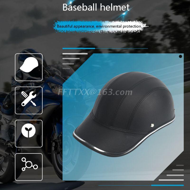 2021 New Motorcycle Half Helmet Baseball Half Face Helmet AntiUV Safety Hard Hat szb7wbiuvm