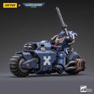 (สต็อก)Joytoy Dark Source Warhammer 40K Extreme Warrior Advancer รถจักรยานยนต์ Assault Arbitrator FIAZ