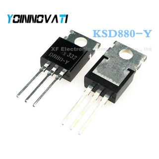 10pcs/Lot KSD880Y KSD880 KSD880-Y D880-Y D880Y TO-220 IC.