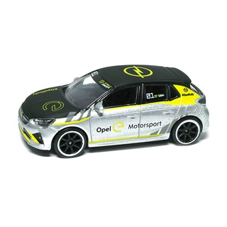 รถเหล็ก Opel Corsa F E Motorsport Silver Majorette Racing Car โอเปิล คอร์ซา สีเงิน รถแข่ง