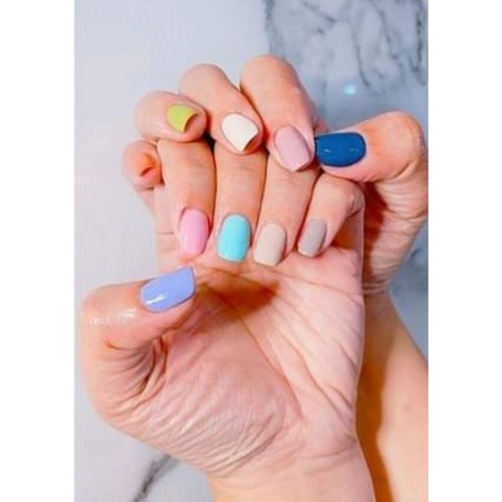 ยาทาเล็บกึ่งเจล ยาทาเล็บเจล​ ยาทาเล็บ​ Gel Effect  ยาทาเล็บไม่ต้องอบ​ สีชัด ดุจสีเจล แห้งไว 💅 - รูปที่ 7