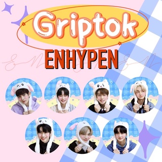 🔆 Griptok Enhypen 🔆  กริปต้อกติดมือถือ ช่วยเป็นที่จับ ที่ตั้งเวลาดูหนัง สามารถช่วยเก็บสายหูฟังได้