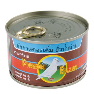 ✨ขายดี✨ นกพิราบ ผักกาดดองเค็ม ฝาดึง 230 กรัม x 6 กระป๋อง Pigeon Green Mustard Pickle 230 g x 6 Cans