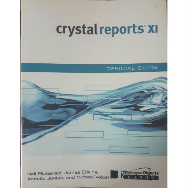 หนังสือ Cystal Report XI มือสอง