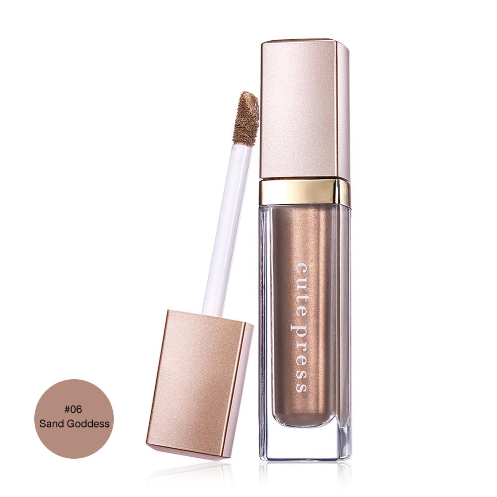 แนะนำ Chrome Eyeshadow Goddes Liquid Pantip Press Sand S501