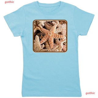 เสื้อยืดลำลอง Truly Teague Girls Tee T-Shirt (Dark) Collection Of Starfish Popular T-shirts