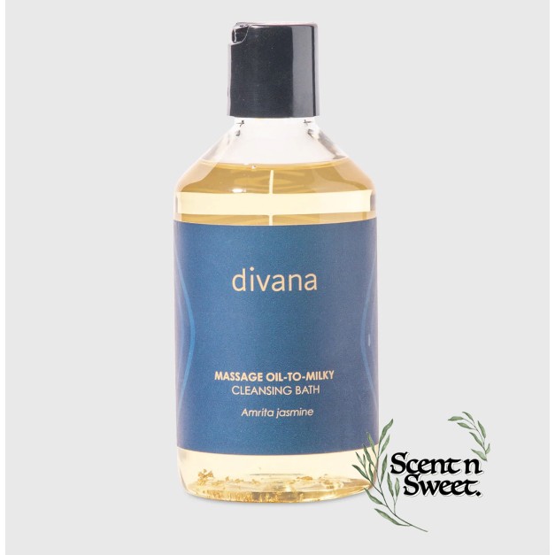 Divana Massage Oil To Milky Cleansing Bath 250ml