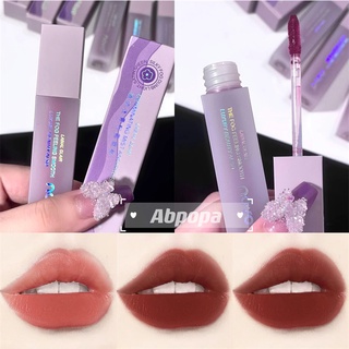 Abpopa NOVO® Sheer Velvety Lip Glaze ลิปกลอส นุ่ม ติดทนนาน กันน้ํา เพื่อความงาม 5649