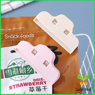 Zakii Mall ที่หนีบถุง ที่หนีบถุงขนม ที่หนีบอเนกประสงค์ คลิปปิดปากถุงพลาสติก Moisture-proof clip