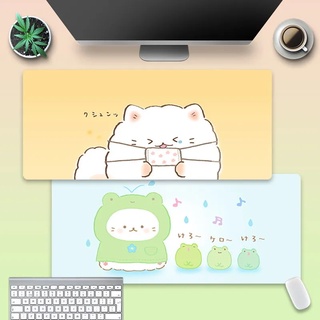 แผ่นรองเมาส์ แผ่นรองเมาส์ลายการ์ตูน (Nicolon)（80x30x0.3 ซม./90x40x0.3 ซม.）mouse pad ที่รองเม้าส์ เกมมิ่ง ขนาดใหญ่