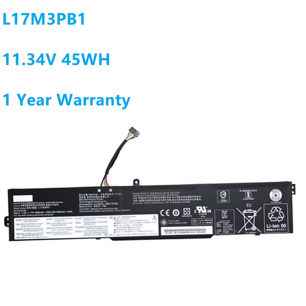 L17M3PB1 Laptop Battery For Lenovo IdeaPad 330-17ICH 330-15ICH L17D3PB0 5B10Q71254 L17C3PB0 5B10Q71252 5B10W67266 11.34V