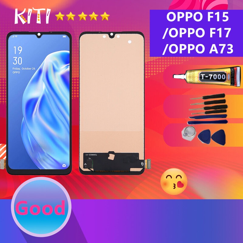 For OPPO F17/F15/A73 หน้าจอ OPPO F17/F15/A73 หน้าจอ LCD พร้อมทัชสกรีน OPPO F17/F15/A73