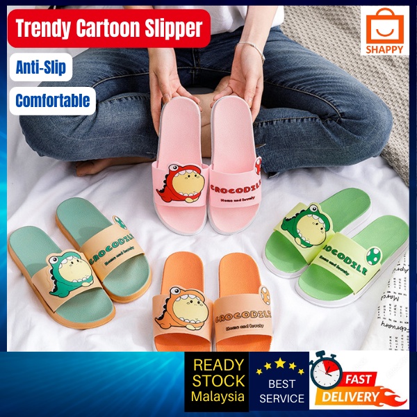 SHAPPY CARTOON SLIPPER KASUT WAITA SLIPPER รองเท้าแตะรองเท้าแตะรองเท้าในร่ม SLIPPER HOUSE SLIPPER KA